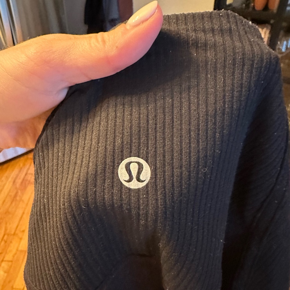 Lululemon Align Ribbed Panel High-Rise Tight 25" Black - Picture 2 of 4